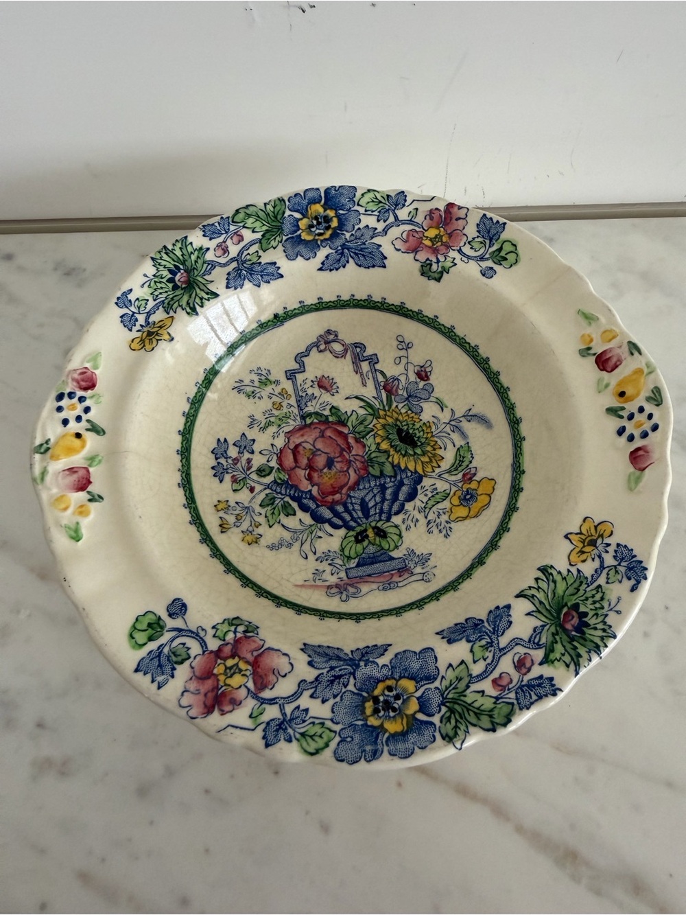 Masons Strathmore Blue Pattern England Dish